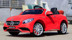 Masinuta electrica pentru copii Mercedes rosie model S63 [1]