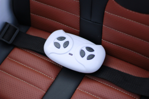Masinuta electrica Mercedes SL65 AMG CU SCAUN TAPITAT #Alb [10]