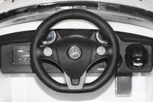 Masinuta electrica Mercedes SLS STANDARD 2x 25W 12V #Alb [5]