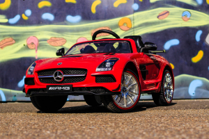 Masinuta electrica pentru copii Mercedes SLS rosu [2]