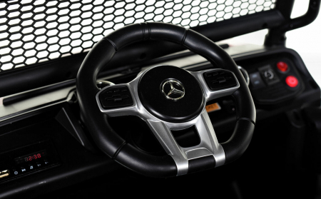 Masinuta electrica Mercedes UNIMOG STANDARD 90W 12V #Negru [8]