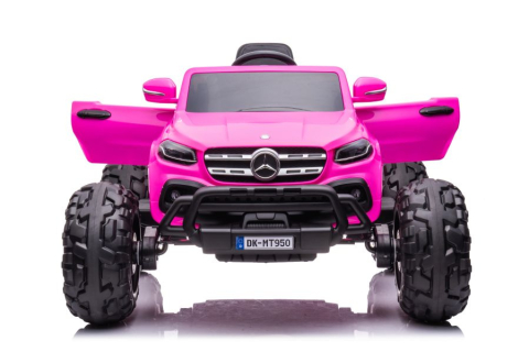 Mercedes X-Class Monster Truck, 4x4, scaun tapitat, roti moi,  light pink [7]