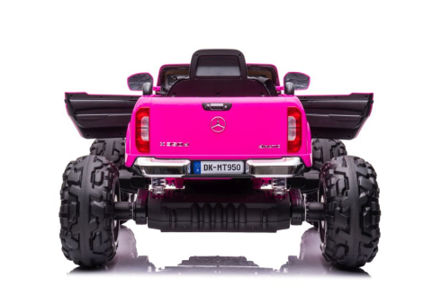 Mercedes X-Class Monster Truck, 4x4, scaun tapitat, roti moi,  light pink [8]