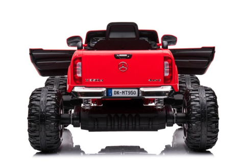Mercedes X-Class Monster Truck, 4x4, scaun tapitat, roti moi,  rosu [9]