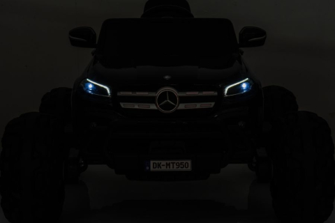 Mercedes X-Class Monster Truck, 4x4, scaun tapitat, roti moi, neagra [16]