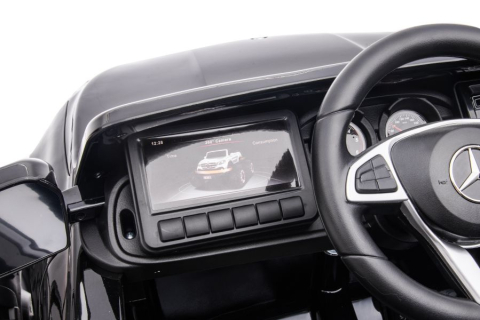 Mercedes X-Class Monster Truck, 4x4, scaun tapitat, roti moi, neagra [9]
