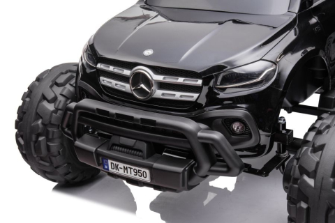 Mercedes X-Class Monster Truck, 4x4, scaun tapitat, roti moi, neagra [5]