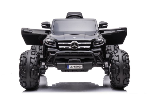 Mercedes X-Class Monster Truck, 4x4, scaun tapitat, roti moi, neagra [3]