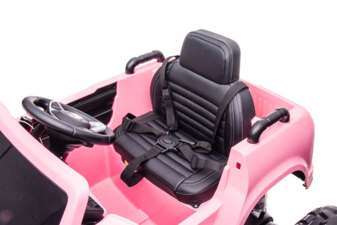 Mercedes X-Class Monster Truck, 4x4, scaun tapitat, roti moi, barbie pink [6]