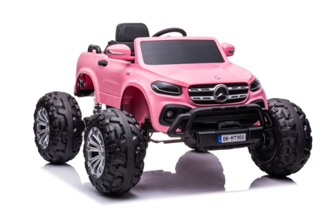 Mercedes X-Class Monster Truck, 4x4, scaun tapitat, roti moi, barbie pink [9]