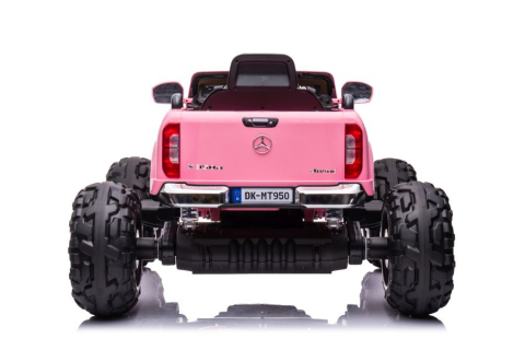 Mercedes X-Class Monster Truck, 4x4, scaun tapitat, roti moi, barbie pink [7]