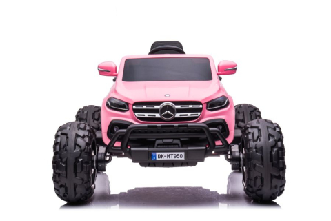 Mercedes X-Class Monster Truck, 4x4, scaun tapitat, roti moi, barbie pink [1]