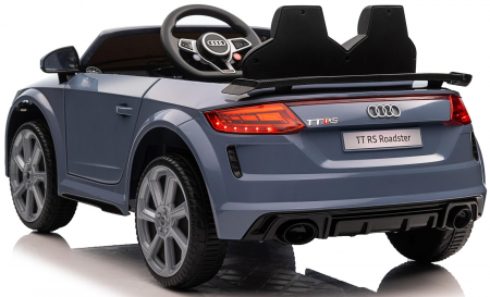 Masinuta pentru copii electrica Audi TT RS, albastra cenuisiu [20]