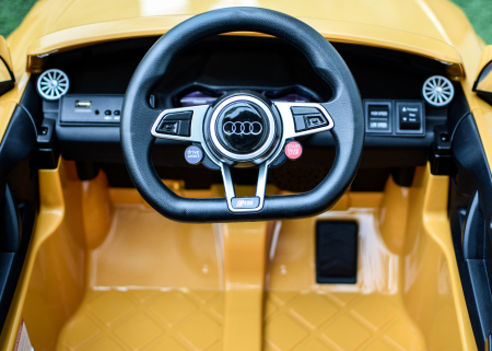 Audii TT RS galbena, masinuta electrica pentru copii [13]
