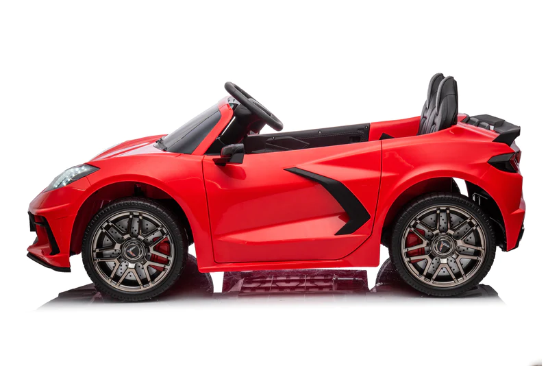 Masinuta electrica pentru 2 copii Corvette C8 90W 12V STANDARD, culoare Rosie [16]