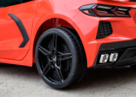 Masinuta electrica pentru 2 copii Corvette C8 90W 12V STANDARD, culoare Rosie [10]