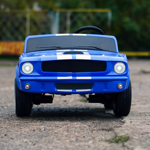 Masinuta electrica pentru 2 copii FORD Shelby GT350 800W 24V PREMIUM, Dark Blue [2]
