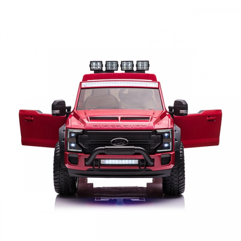 Masinuta electrica copii Ford Super Duty F450, rosie [6]