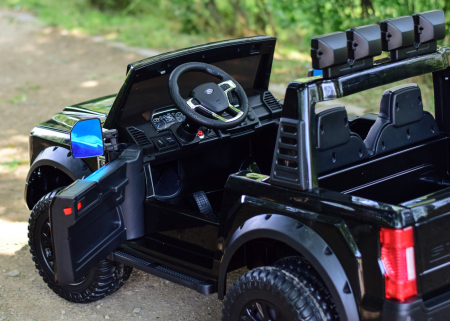 Masinuta electrica copii Ford Super Duty F450, negru [10]