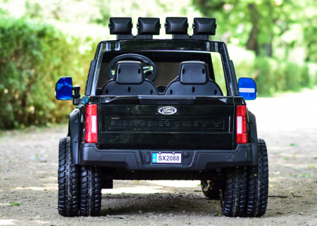 Masinuta electrica copii Ford Super Duty F450, negru [8]