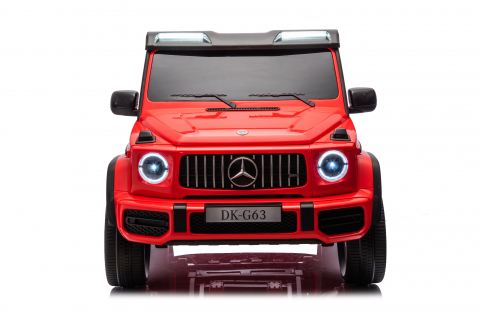 Masinuta electrica pentru 2 copii Mercedes G63, tractiune 4x4, putere 800W, 24V, 14Ah, Mp3 rosie [35]