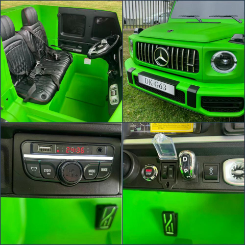 Masinuta electrica pentru 2 copii Mercedes G63, 4x4, 560W [8]