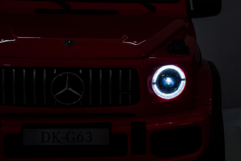 Masinuta electrica Mercedes G63, 2 locuri, 4x4, 800W, rosie [7]