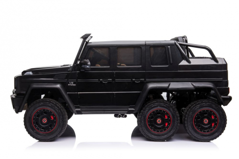 Masinuta electrica 2 copii Mercedes G63 6x6 270W, neagra [5]