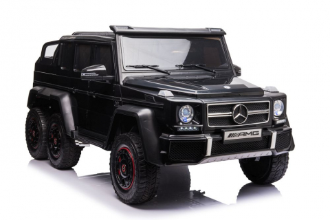 Masinuta electrica 2 copii Mercedes G63 6x6 270W, neagra [2]