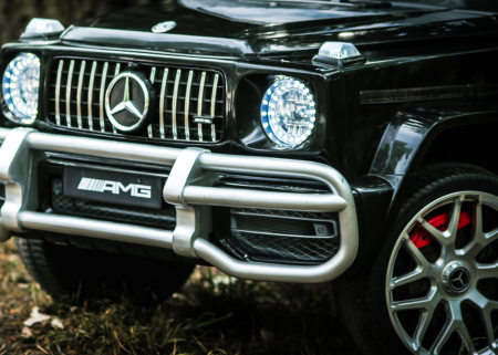 Masinuta electrica pentru 2 copii Mercedes G63 XXL 4x4 180W 12V PREMIUM culoare Neagra [9]