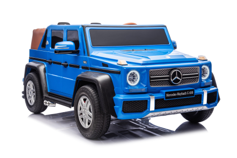 Masinuta electrica copii 5-14 ani, Mercedes G650 Maybach XXL, 24V 14Ah, 2 locuri, roti gonflabile, albastra [20]