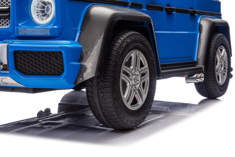 Masinuta electrica copii 5-14 ani, Mercedes G650 Maybach XXL, 24V 14Ah, 2 locuri, roti gonflabile, albastra [23]