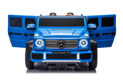 Masinuta electrica copii 5-14 ani, Mercedes G650 Maybach XXL, 24V 14Ah, 2 locuri, roti gonflabile, albastra [16]