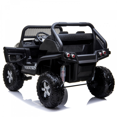 Masinuta electrica pentru copii Mercedes UNIMOG cu 2 locuri, 4x4 140W, STANDARD, culoare neagra [5]