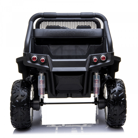 Masinuta electrica pentru 2 copii Mercedes UNIMOG 4x4 140W PREMIUM culoare Neagra [2]