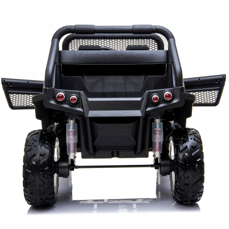 Masinuta electrica pentru 2 copii Mercedes UNIMOG 4x4 140W PREMIUM culoare Neagra [4]