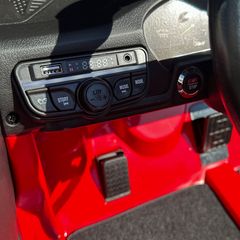 Masinuta electrica pentru 2 copii, Porsche 911 GT3, 320W, 24V 14Ah, echipare premium, rosie [16]