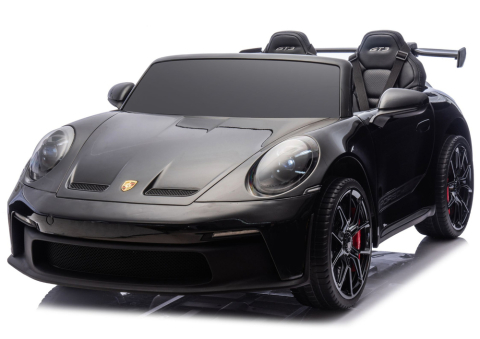 Masinuta electrica pentru 2 copii, Porsche 911 GT3, 320W, 24V 14Ah, culoare negra metalizat [1]