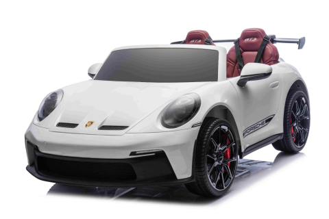 Masinuta electrica pentru 2 copii, Porsche 911 GT3 320W 24V 14Ah premium, culoare alba [2]