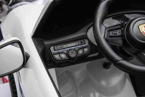 Masinuta electrica pentru 2 copii, Porsche 911 GT3 320W 24V 14Ah premium, culoare alba [17]