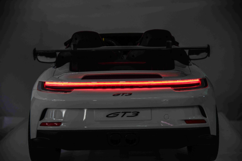Masinuta electrica pentru 2 copii, Porsche 911 GT3 320W 24V 14Ah premium, culoare alba [18]