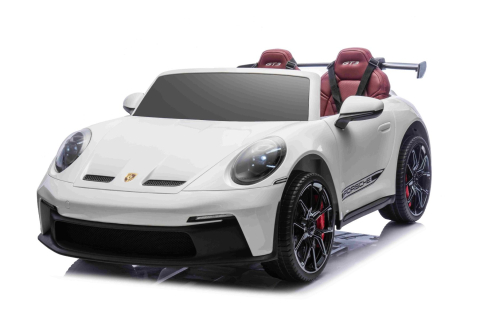 Masinuta electrica pentru 2 copii, Porsche 911 GT3 320W 24V 14Ah premium, culoare alba [4]