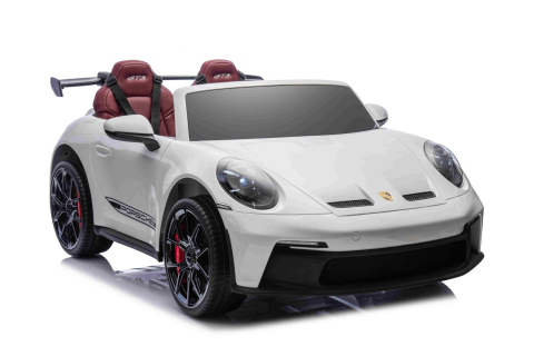 Masinuta electrica pentru 2 copii, Porsche 911 GT3 320W 24V 14Ah premium, culoare alba [7]