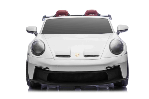 Masinuta electrica pentru 2 copii, Porsche 911 GT3 320W 24V 14Ah premium, culoare alba [1]