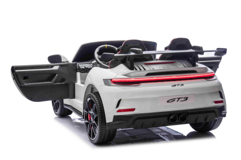 Masinuta electrica pentru 2 copii, Porsche 911 GT3 320W 24V 14Ah premium, culoare alba [10]