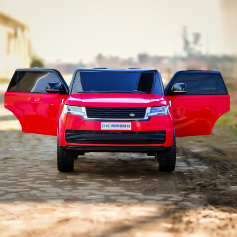 Masinuta electrica pentru 2 copii Range Rover 4x4 160W 12V 14Ah Premium, culoare rosie [3]