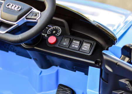 Masinuta electrica pentru copii Audi E-tron GT 60W 12V, culoare albastru [10]