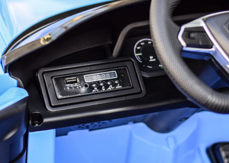 Masinuta electrica pentru copii Audi E-tron GT 60W 12V, culoare albastru [11]