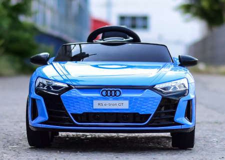 Masinuta electrica pentru copii Audi E-tron GT 60W 12V, culoare albastru [1]