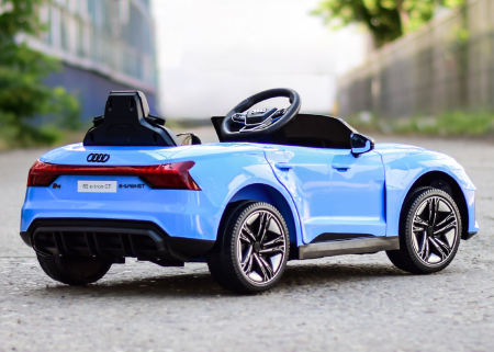 Masinuta electrica pentru copii Audi E-tron GT 60W 12V, culoare albastru [4]